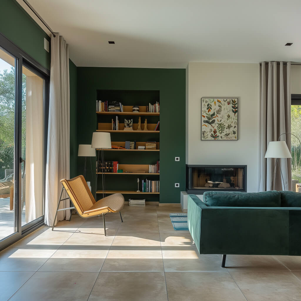 Décoration salon moderne - Location courte durée Bordeaux